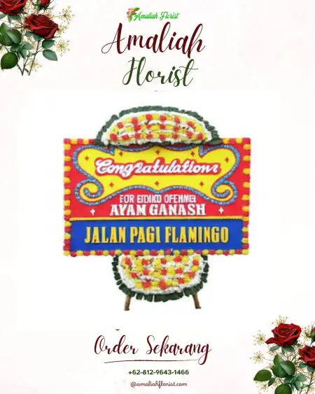 Sewa Papan Bunga Tiban Baru